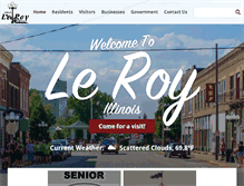 Tablet Screenshot of leroy.org
