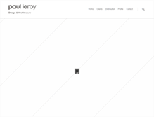 Tablet Screenshot of leroy.dk